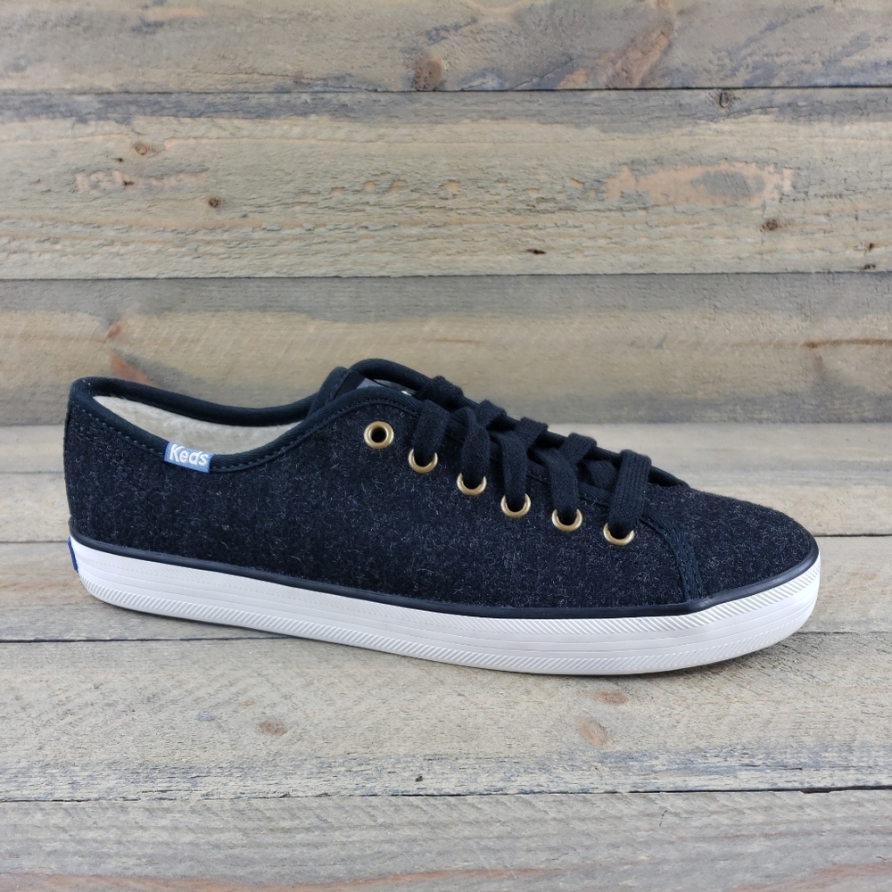 NEW Keds Women's Dream Foam Black Flannel Sneakers